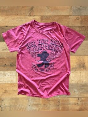 Red Hot Chili Peppers By The Way Graphic Band Tee Faded Red Small